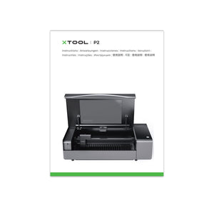 xTool P2 Pro 55W CO2 Laser Cutter & Engraver Riser, Rotary, Rail, Filter Bundle Laser Engraver xTool 