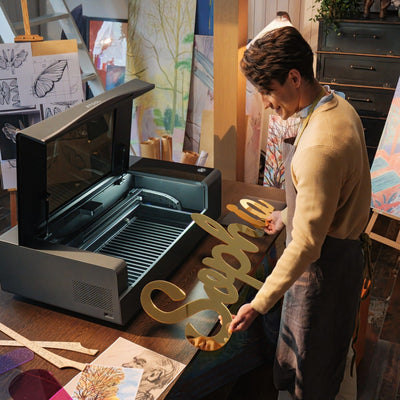 xTool P2 Pro 55W CO2 Laser Cutter & Engraver Riser, Rotary, Rail, Filter Bundle Laser Engraver xTool 