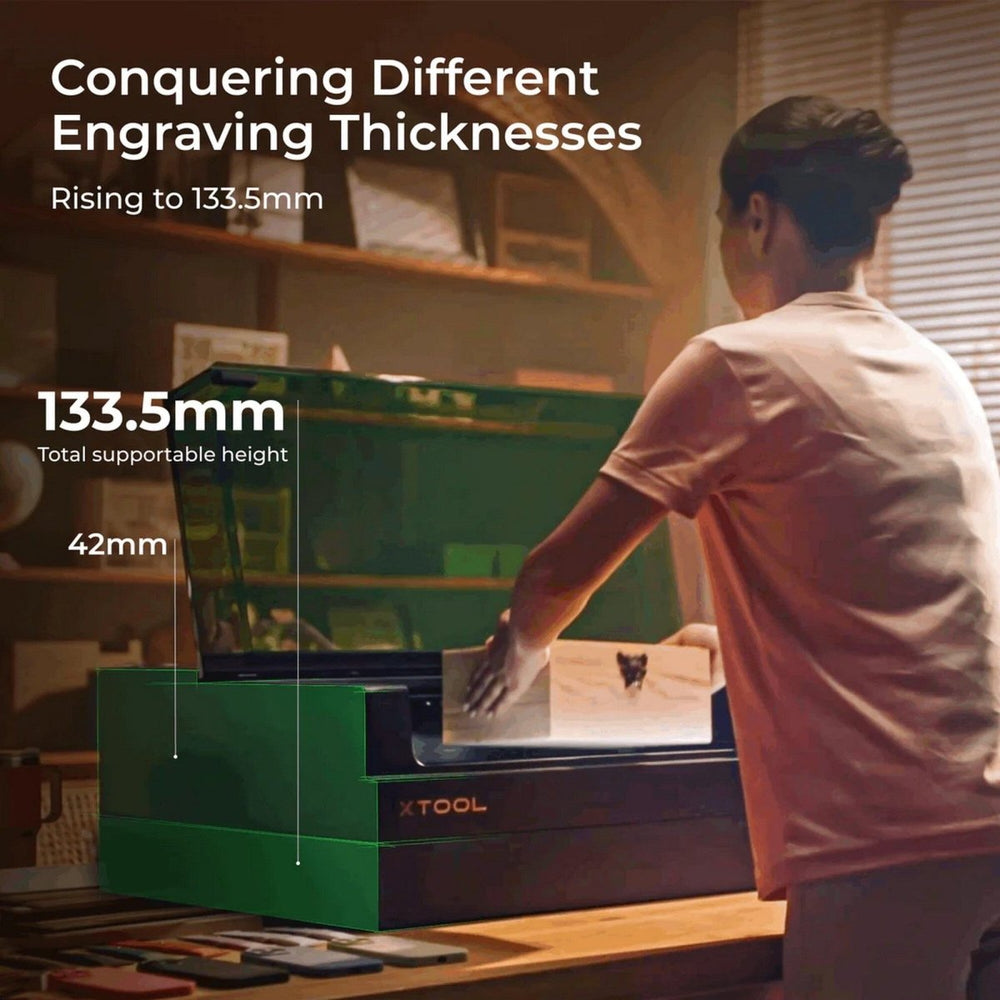 xTool S1 Riser Base for Laser Cutting | Swing Design
