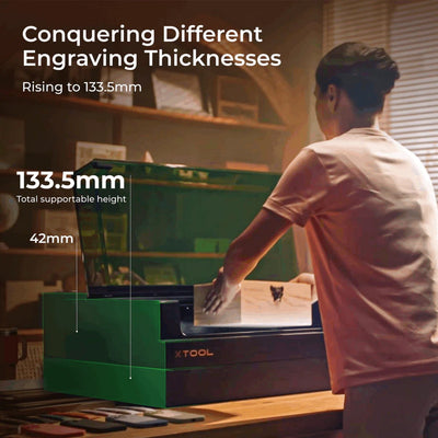 xTool S1 Riser Base - 5.3" Total Workspace Height Laser Engraver xTool 
