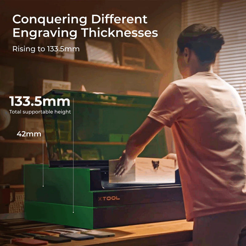 xTool S1 Riser Base - 5.3" Total Workspace Height Laser Engraver xTool 