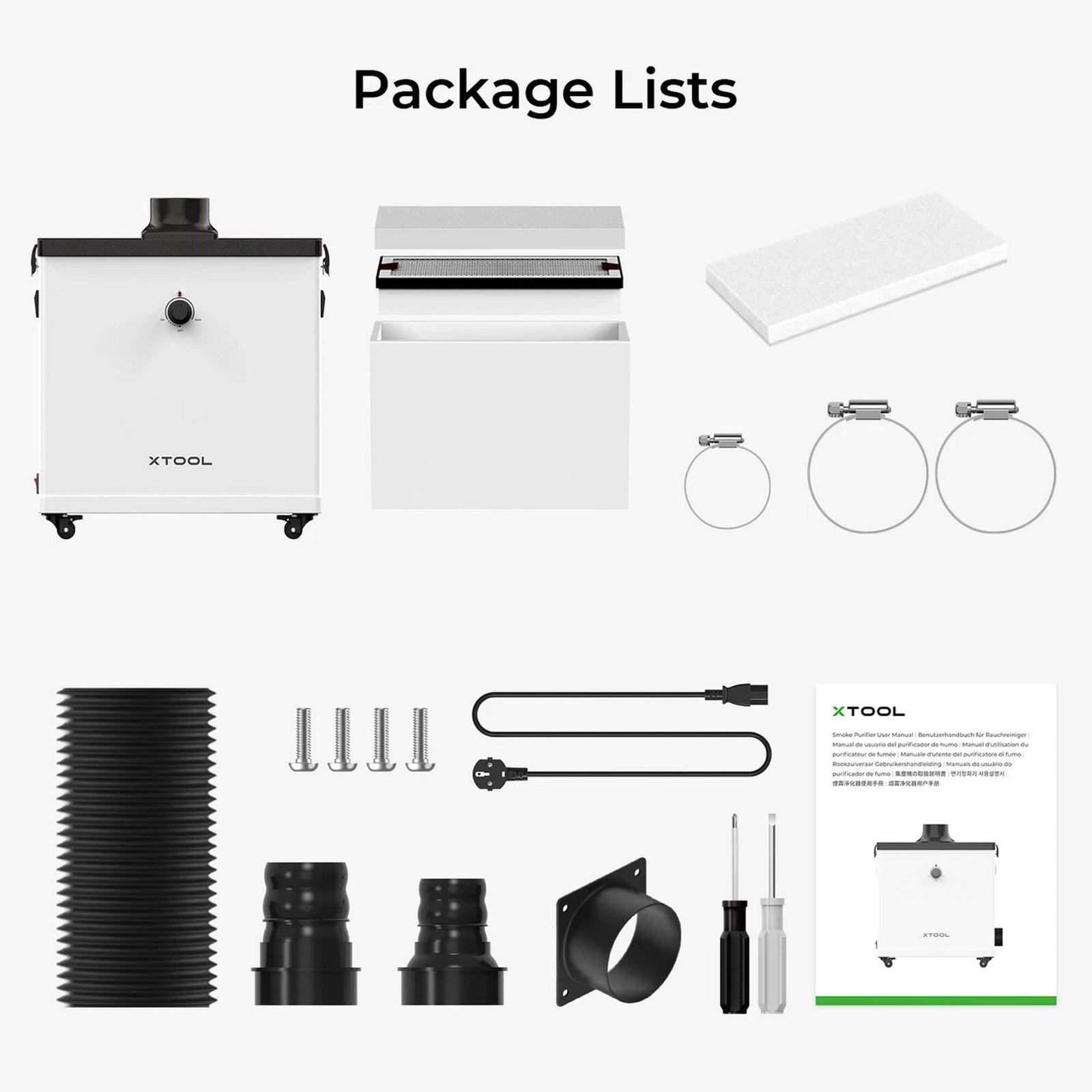 xTool Smoke Purifier Filter for Laser Cutters Swing Design