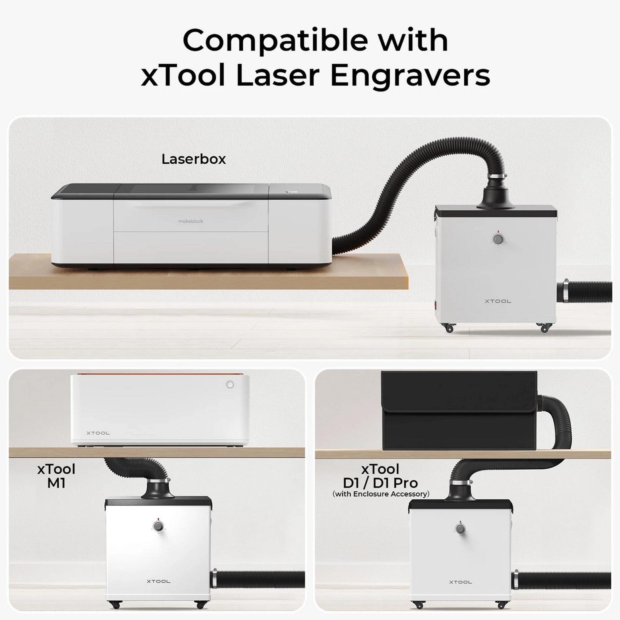 Desktop Air Purifier for xTool F1 Portable Laser Engraver — Sunstone Welders