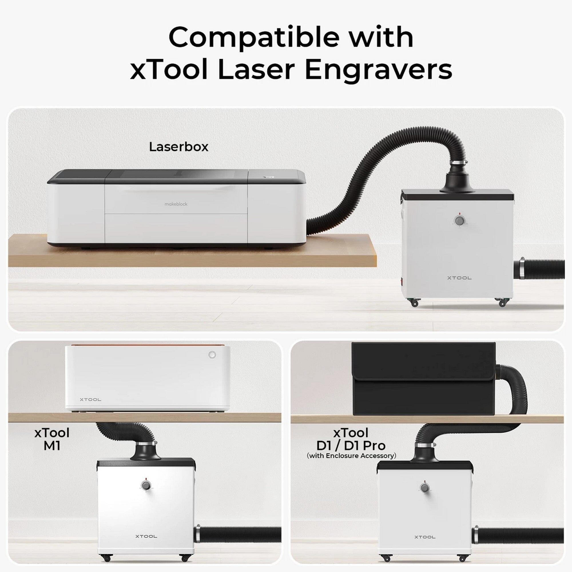 xTool Smoke & Air Purifier for xTool P2, M1, S1, D1, D1 Pro Laser Cutters